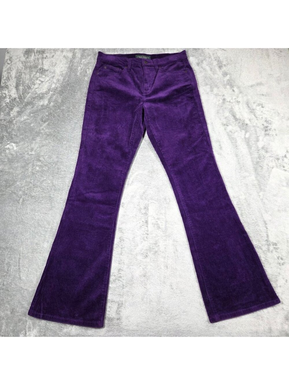 Lauren Ralph Lauren Pants Womens 4 Purple Corduroy Bootcut Stretch Preppy Y2K